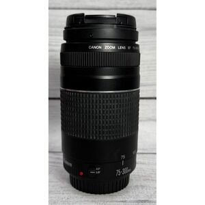 Canon EF 75-300mm f/4-5.6 III Telephoto Zoom Lens for Canon DSLR Cameras Black